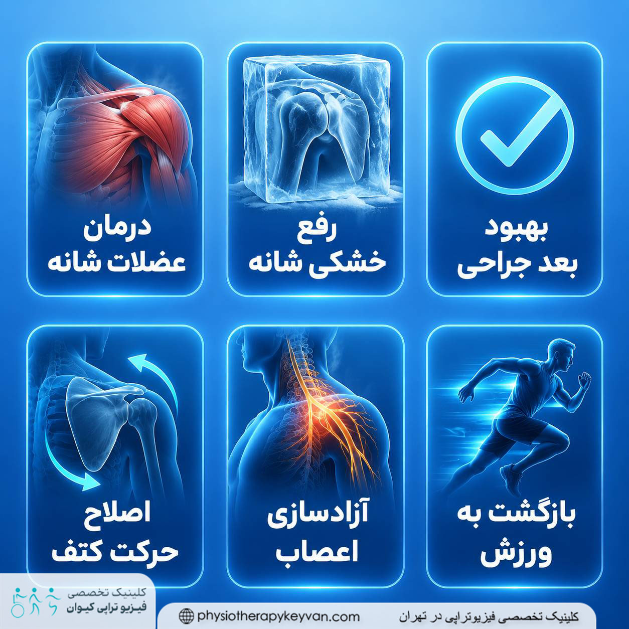 فیزیوتراپی بعد از جراحی شانه در تهرانسر